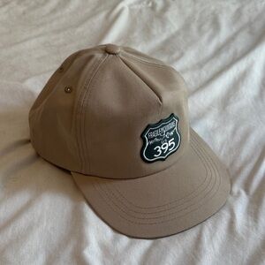 Fragile Mountains 395 Tan Baseball Cap